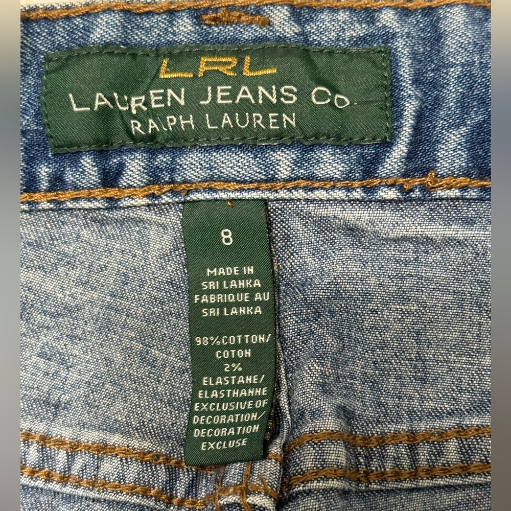 Lauren Ralph Lauren Jean Denim Classic BootCutbVintage High Rise Y2K Blue Size 8 - Picture 13 of 14